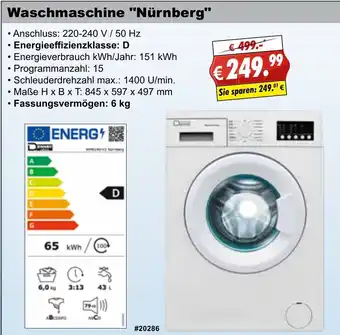 Stabilo Fachmarkt Waschmaschine Nürnberg Angebot