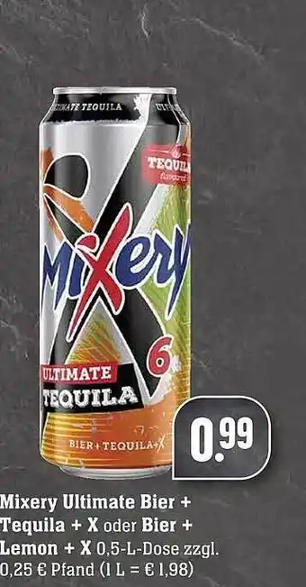 Scheck-in-Center Mixery Ultimate Bier+ Tequila+ X oder Bier +Lemon Angebot