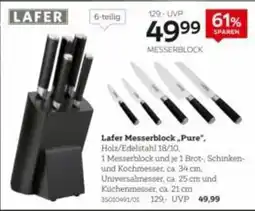 XXXLutz Lafer Messerblock „Pure“ Angebot