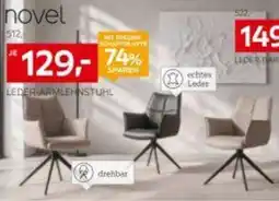 XXXLutz novel Leder-Armlehnstuhl Angebot