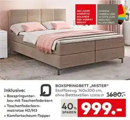 porta BOXSPRINGBETT „MISTER“ Angebot
