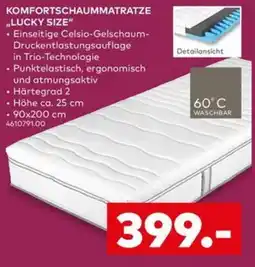 porta KOMFORTSCHAUMMATRATZE "LUCKY SIZE" Angebot