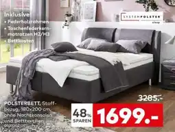 porta POLSTERBETT, Stoff-bezug, 180x200 cm, ohne Nachtkonsolen und Betttextilien Angebot