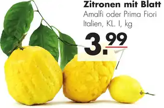 Handelshof Zitronen mit Blatt Angebot