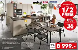 porta EINBAUKÜCHE, Perfect Plus, Lava/Walnuss Havanna Angebot
