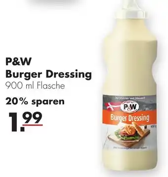 Handelshof P&W Burger Dressing 900ml Angebot