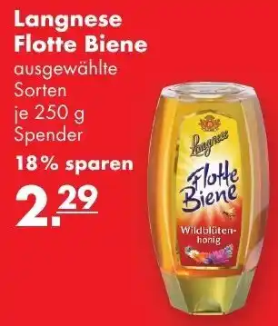 Handelshof Langnese Flotte Biene 250g Angebot