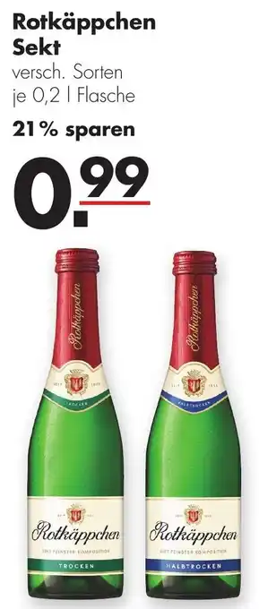 Handelshof Rotkäppchen Sekt 0,2L Angebot