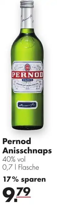 Handelshof Pernod Anisschnaps 0,7L Angebot