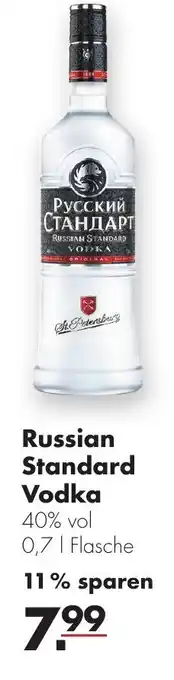 Handelshof Russian Standard Vodka 0,7L Angebot