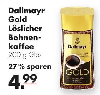 Handelshof Dallmayr Gold Löslicher Bohnenkaffee 200g Angebot