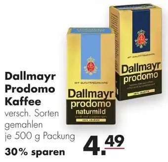 Handelshof Dallmayr Prodomo Kaffee 500g Angebot