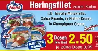 Wiglo Wunderland Appel Heringsfilet 200g Angebot