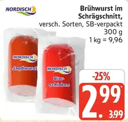 Marktkauf NORDISCH Brühwurst im Schrägschnitt Angebot