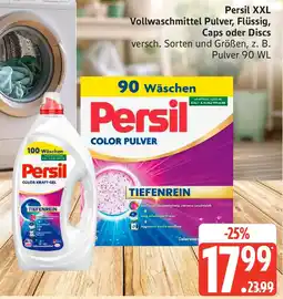 Marktkauf Persil XXL Vollwaschmittel Pulver, Flüssig, Caps oder Discs Angebot