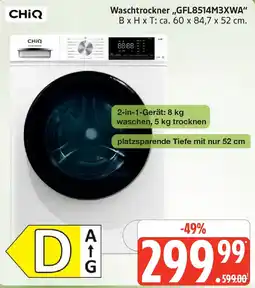 Marktkauf Waschtrockner GFL8514M3XWA Angebot