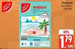 Marktkauf GUT & GÜNSTIG Malblock Angebot