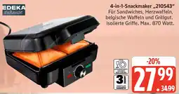 Marktkauf EDEKA 4-in-1-Snackmaker 210543 Angebot