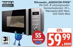 Marktkauf EDEKA Mikrowelle AG820CD8-PMOE Angebot