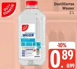 Marktkauf GUT & GÜNSTIG Destilliertes Wasser Angebot