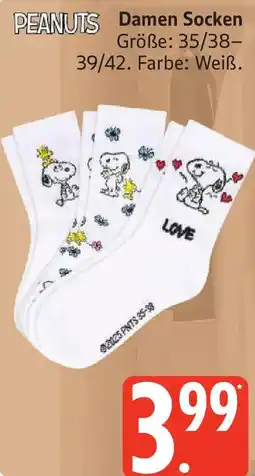 Marktkauf PEANUTS Damen Socken Angebot