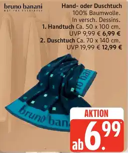 Marktkauf bruno banani Hand oder Duschtuch Angebot