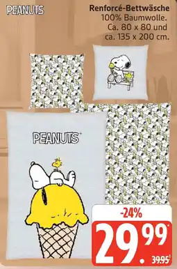 Marktkauf PEANUTS Renforcé-Bettwäsche Angebot