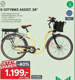 Marktkauf E-CITYBIKE ASSIST, 28" Angebot