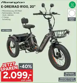 Marktkauf Remington E-DREIRAD R100, 20" Angebot