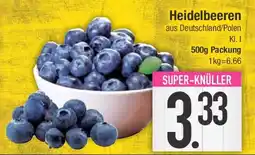 E-Center Heidelbeeren Angebot