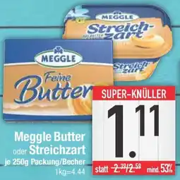 E-Center Meggle Butter oder Streichzart Angebot
