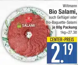E-Center Wiltmann Bio Salami Angebot
