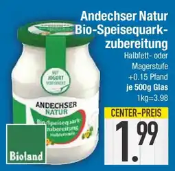 E-Center ANDECHSER NATUR Bin-Speisequark zubereitung Angebot