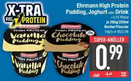 E-Center Ehrmann High Protein Pudding, Joghurt oder Drink Angebot