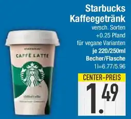 E-Center Starbucks Kaffeegetränk Angebot