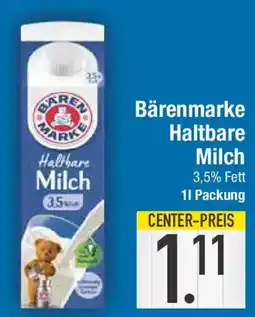 E-Center Bärenmarke Haltbare Milch Angebot