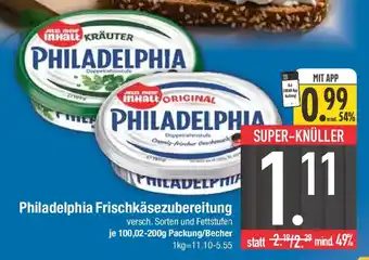 E-Center Philadelphia Frischkäsezubereitung Angebot