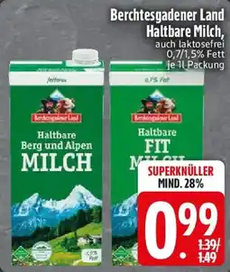Edeka Berchtesgadener Land Haltbare Milch Angebot