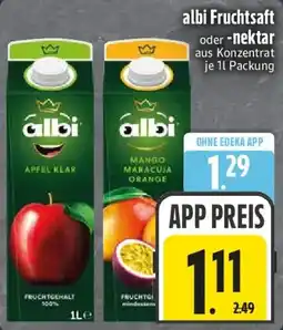 Edeka albi Fruchtsaft oder nektar Angebot
