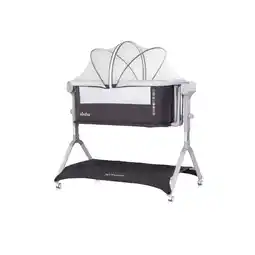 Netto Marken-Discount Chipolino Beistellbett Electra Schaukelfunktion Musik Korb Moskitonetz Matratze dunkelgrau Angebot