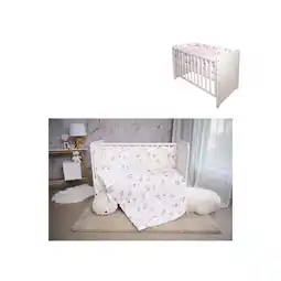 Netto Marken-Discount Lorelli Babybettwäsche Set Smile 6-teilig Decke 140x95 Kissen 43x35 Bett 120x60 beige Angebot