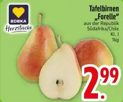Edeka EDEKA Herzstücke Tafelbirnen ,,Forelle" Angebot