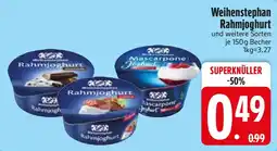 Edeka Weihenstephan Rahmjoghurt Angebot