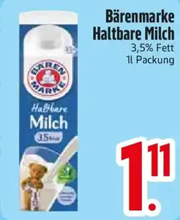 Edeka Bärenmarke Haltbare Milch Angebot