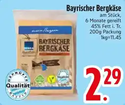 Edeka Bayrischer Bergkäse Angebot