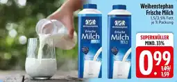 Edeka Weihenstephan Frische Milch Angebot