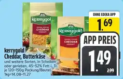 Edeka kerrygold Cheddar, Butterkäse Angebot