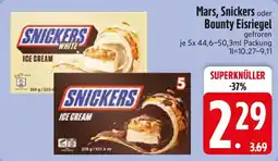 Edeka Mars, Snickers oder Bounty Eisriegel Angebot