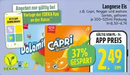 Edeka Langnese Eis Angebot