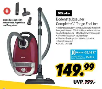 MEDIMAX Miele Bodenstaubsauger Complete C2 Tango EcoLine Angebot